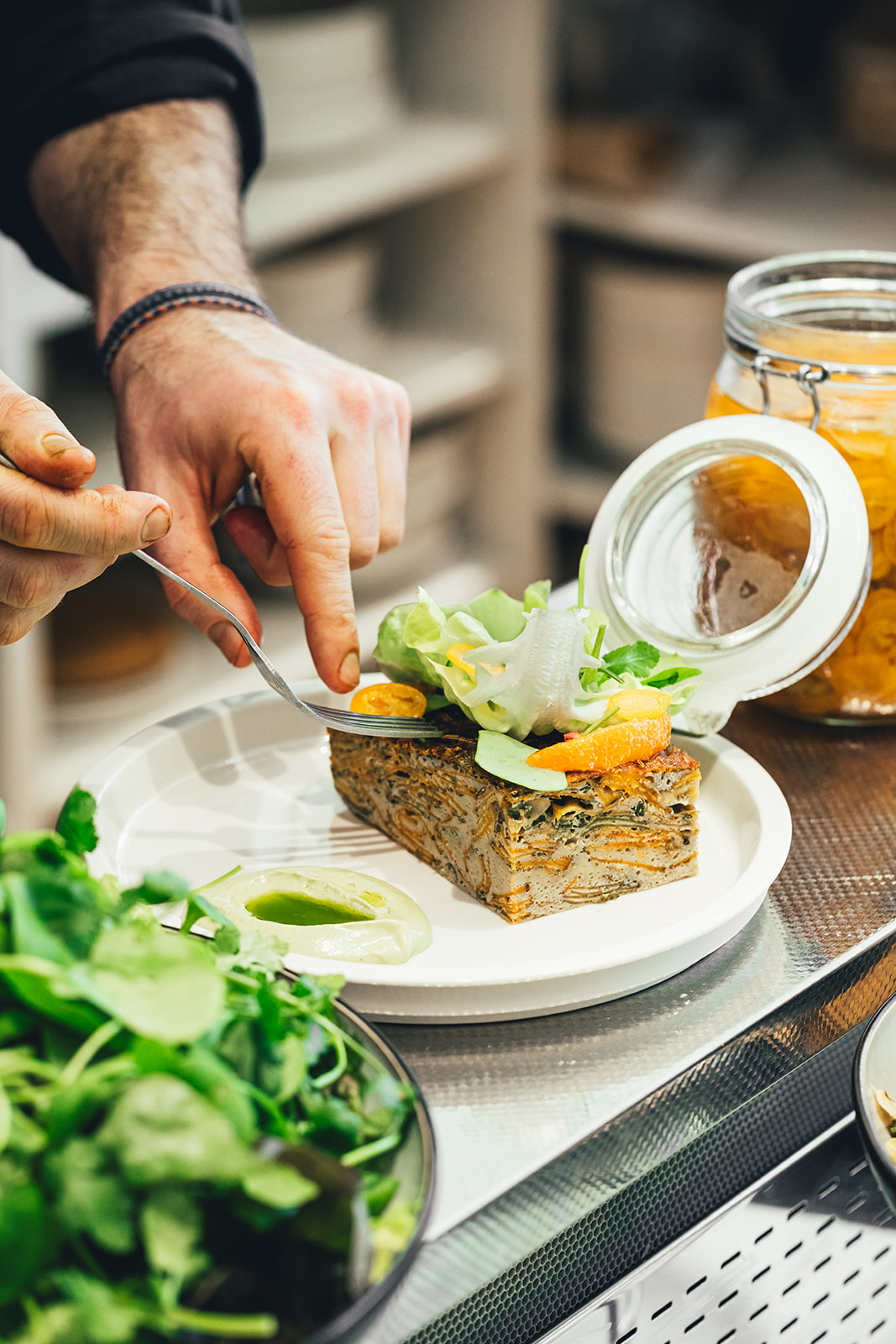 Organic brunch plate at Calum, Uccle